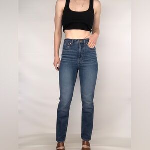 Madewell The Perfect Vintage Jean High Waist Medium-Dark Wash Size 27